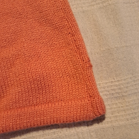 Crazy 8 girls size Large 10-12 sweater dress, light orange & sequin design, New - Picture 2 of 5